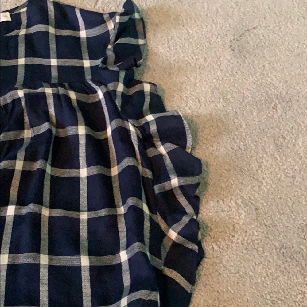Gingham Ruffle Top - Picture 2 of 2